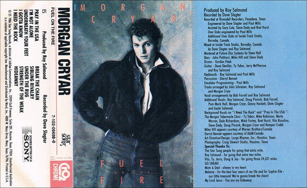Morgan Cryar : Fuel On The Fire (Cass, Album)