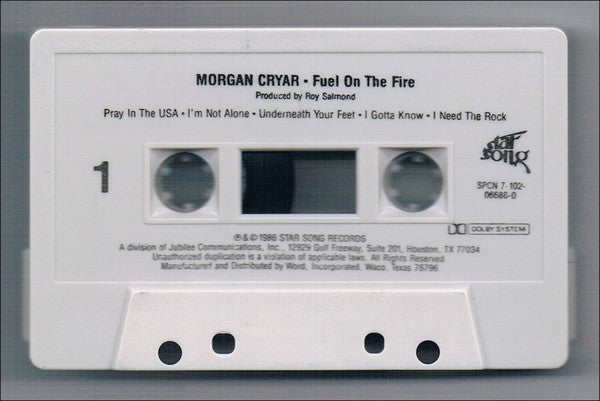 Morgan Cryar : Fuel On The Fire (Cass, Album)