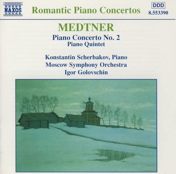 Medtner*, Konstantin Scherbakov, Moscow Symphony Orchestra*, Igor Golovschin : Piano Concerto No. 2 / Piano Quintet (CD, Album)