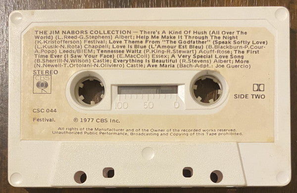 Jim Nabors : The Jim Nabors Collection - 20 Of My Favourite Songs (Cass, Comp)