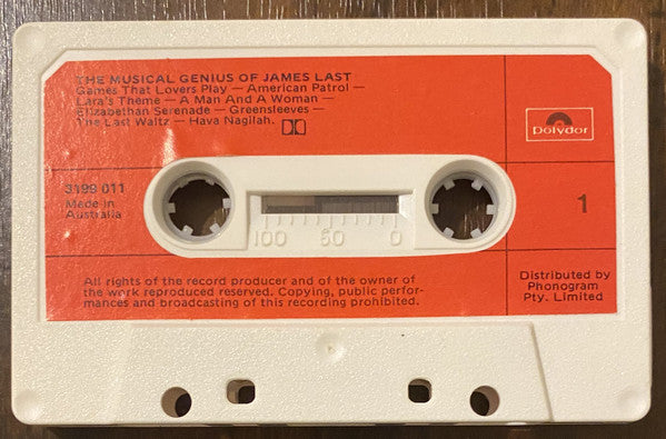 James Last : The Musical Genius Of James Last (Cass, Comp, Whi)
