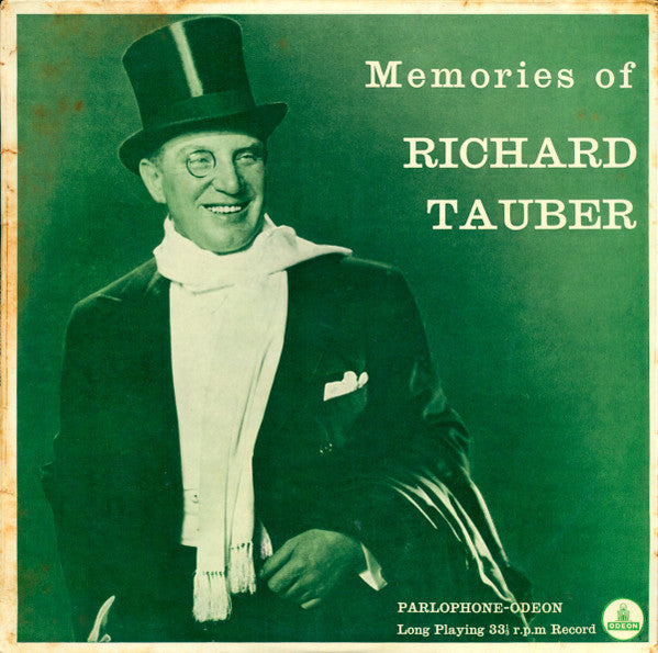 Richard Tauber : Memories Of Richard Tauber (10", Comp)