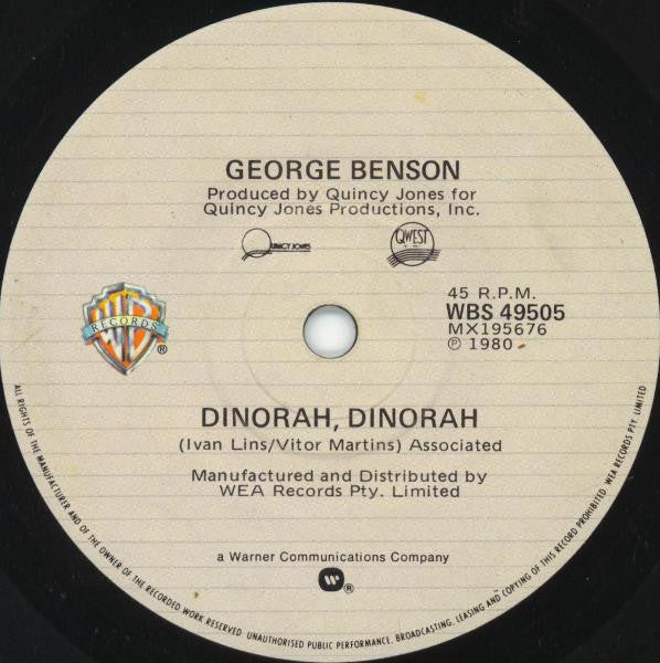 George Benson : Give Me The Night (7", Single)
