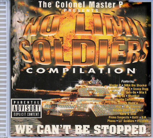 Various : No Limit Soldiers Compilation (We Can't Be Stopped) (CD, Album, Comp)