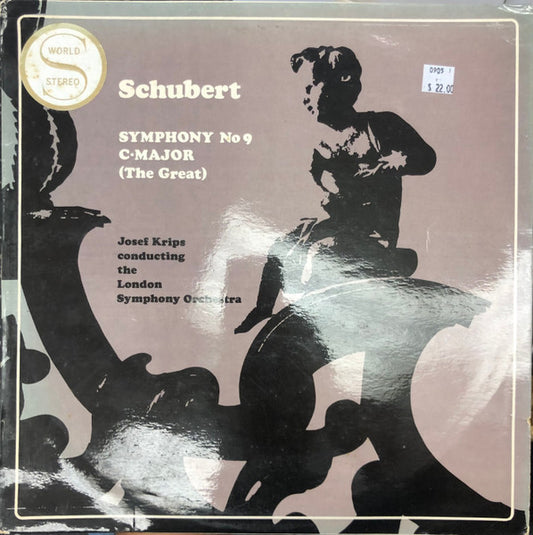 Schubert*  /  Josef Krips Conducting The London Symphony Orchestra* : Symphony No. 9 C∙Major (The Great) (LP, Album, Club)