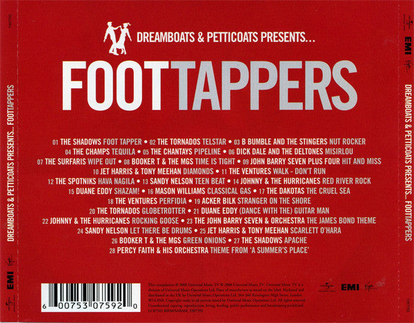 Various : Dreamboats And Petticoats Presents...Foottappers (CD, Comp)