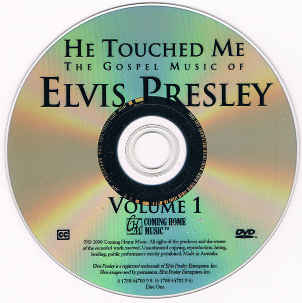 Elvis Presley : He Touched Me (The Gospel Music Of Elvis Presley) Volume 1 & 2 (2xDVD-V, RE, PAL)