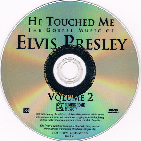 Elvis Presley : He Touched Me (The Gospel Music Of Elvis Presley) Volume 1 & 2 (2xDVD-V, RE, PAL)