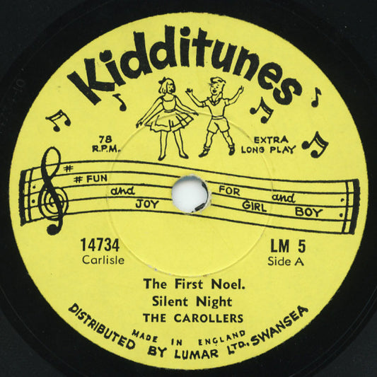 The Carollers : The First Noel / Silent Night (6", EP)