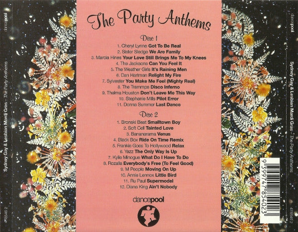 Various : Sydney Gay & Lesbian Mardi Gras 1995 (The Party Anthems) (2xCD, Comp)