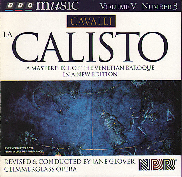 Francesco Cavalli, Jane Glover, Glimmerglass Opera : La Calisto (CD, Album)