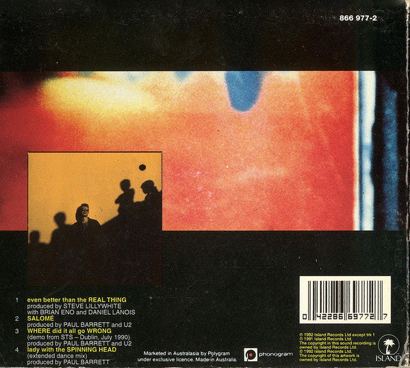 U2 : Even Better Than The Real Thing (CD, Single, Dig)