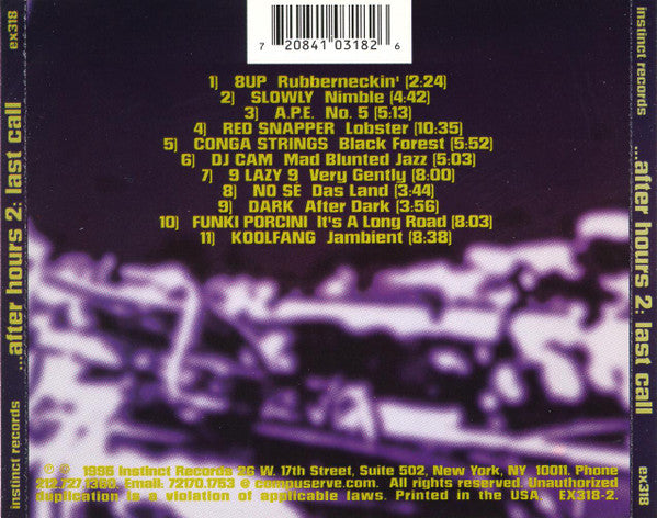 Various : ...After Hours 2: Last Call (CD, Album, Comp)