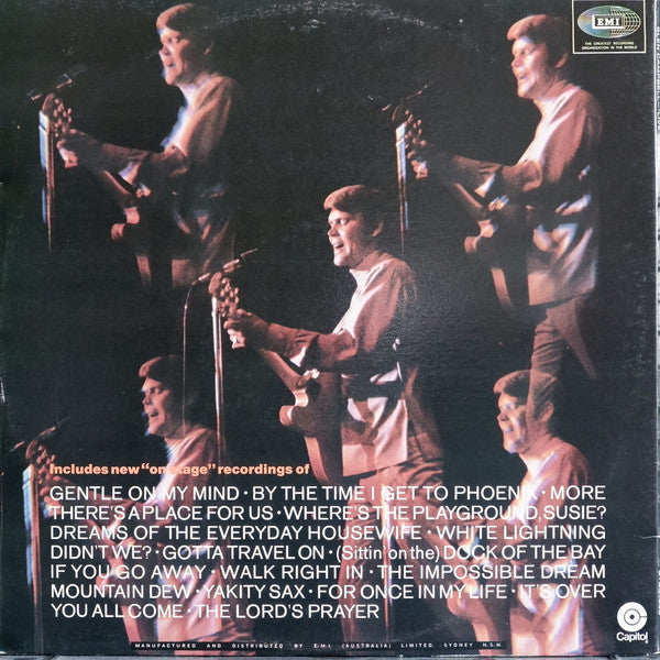 Glen Campbell : Live (2xLP, Album, RE, Ora)