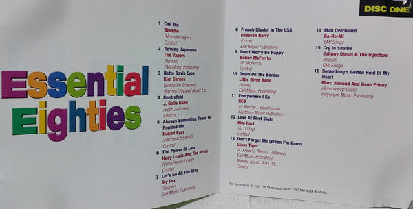 Various : Essential Eighties Disc One (CD, Comp)