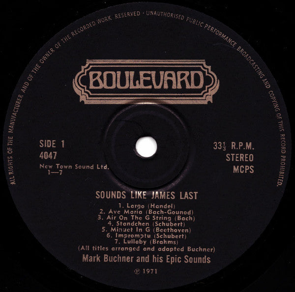 Mark Buchner And His Epic Sounds : Sounds Like James Last (LP, Album)