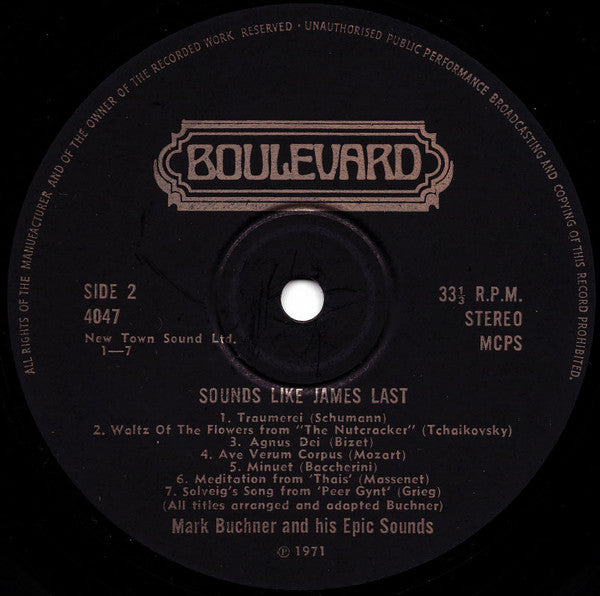 Mark Buchner And His Epic Sounds : Sounds Like James Last (LP, Album)