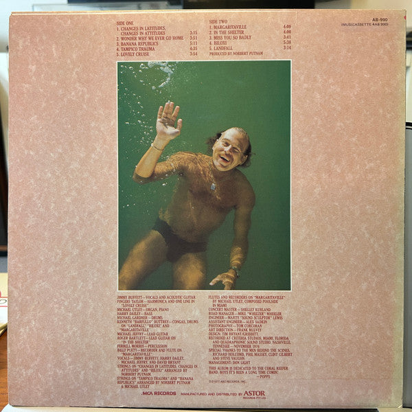 Jimmy Buffett : Changes In Latitudes Changes In Attitudes (LP, Album)