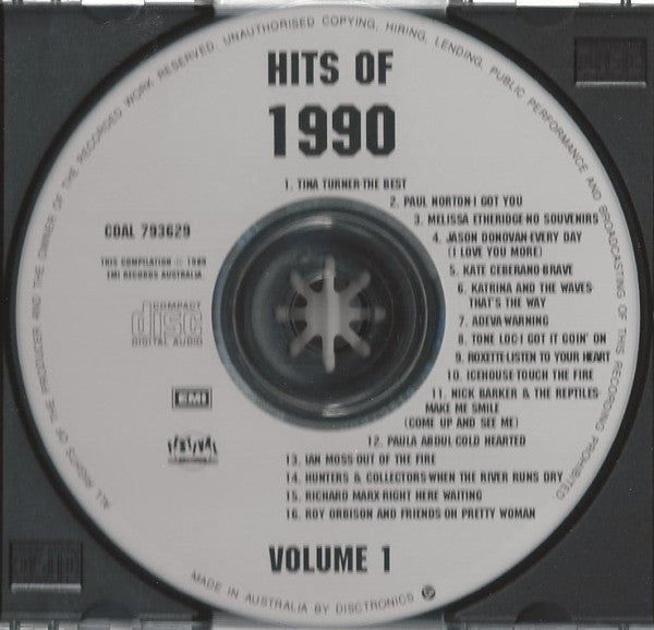 Various : Hits Of 1990 Vol 1 (CD, Comp)