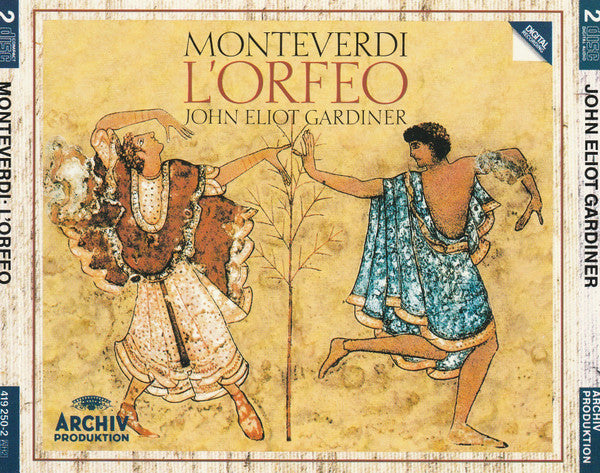 Claudio Monteverdi - John Eliot Gardiner : L'Orfeo (2xCD, Album, RE + Box)