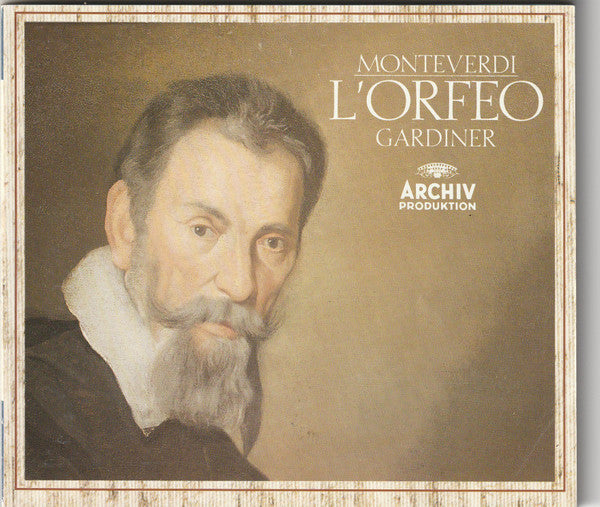 Claudio Monteverdi - John Eliot Gardiner : L'Orfeo (2xCD, Album, RE + Box)
