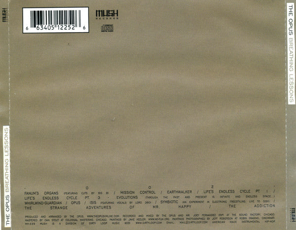 The Opus : Breathing Lessons (CD, Album)