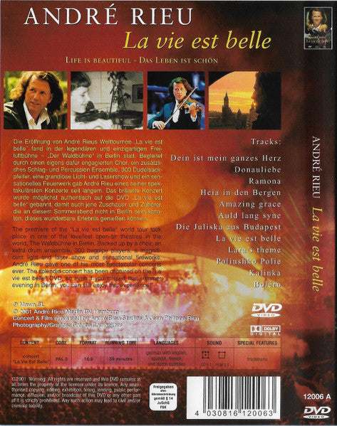 André Rieu : La Vie Est Belle (DVD-V, PAL)