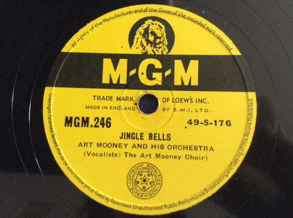 Art Mooney And His Orchestra* : Jingle Bells / Hop-Scotch Polka (Shellac, 10")