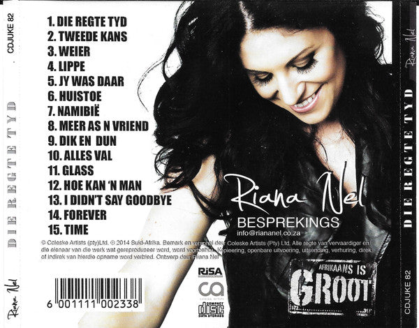 Riana Nel : Die Regte Tyd (CD, Album)