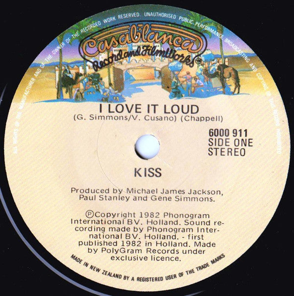 Kiss : I Love It Loud (7")