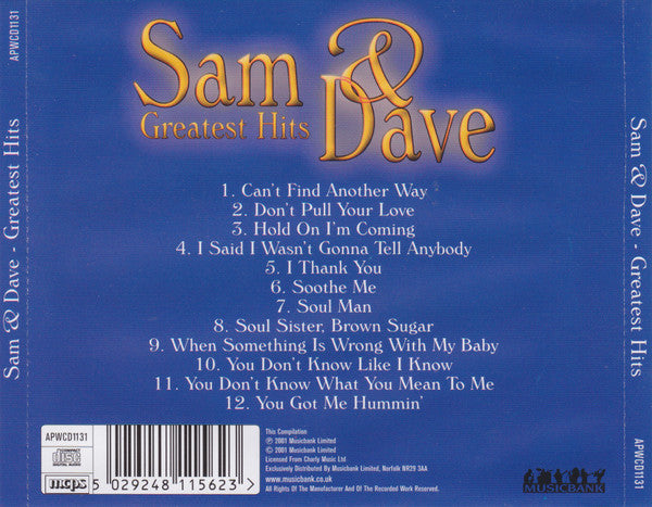 Sam & Dave : Greatest Hits (CD, Comp)