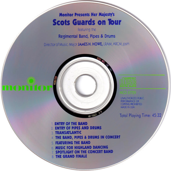 The Regimental Band Of The Scots Guards, Pipes And Drums Of The Scots Guards : Scots Guards On Tour (CD, Album)