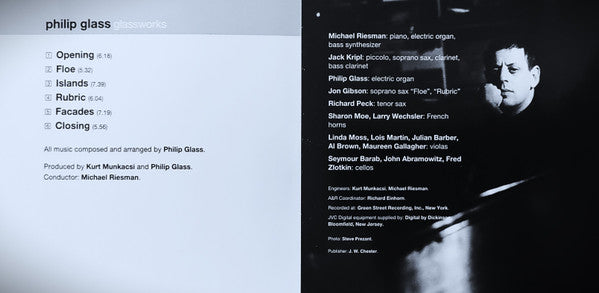 Philip Glass : Glassworks (CD, Album, RE)