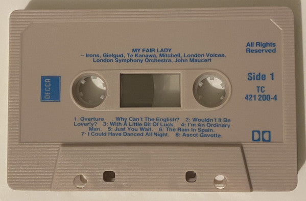 Kiri Te Kanawa, Jeremy Irons, John Gielgud, Warren Mitchell, Jerry Hadley, London Voices : My Fair Lady (Cass, Dig)