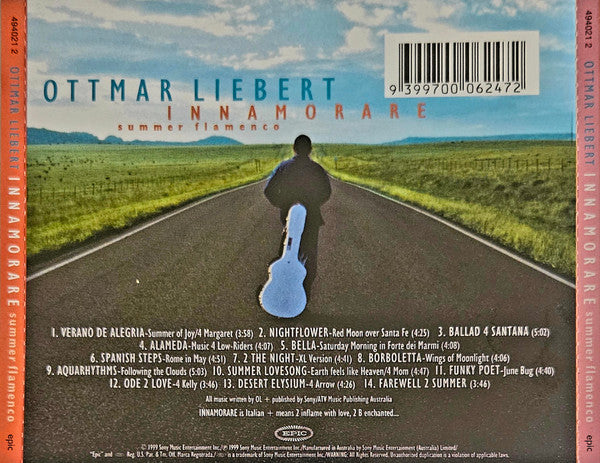 Ottmar Liebert : Innamorare - Summer Flamenco (CD, Album)