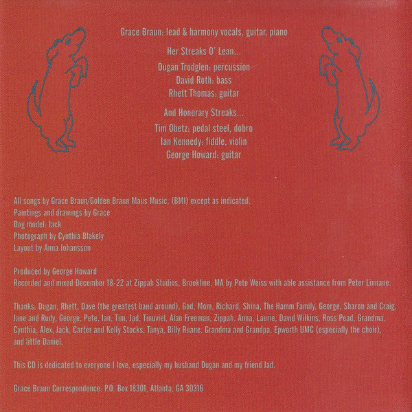 Grace Braun : It Won't Hurt (CD, Album)