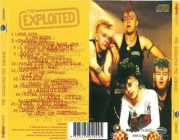 The Exploited : The Singles (CD, Comp, RE)