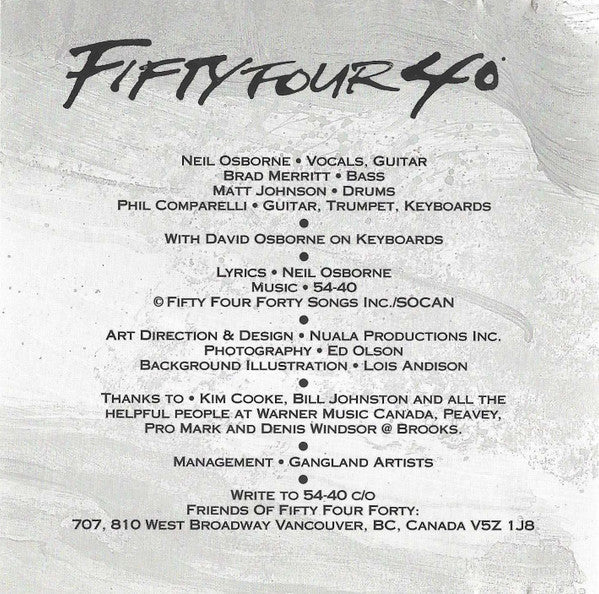Fifty Four 40* : Sweeter Things: A Compilation (CD, Comp)