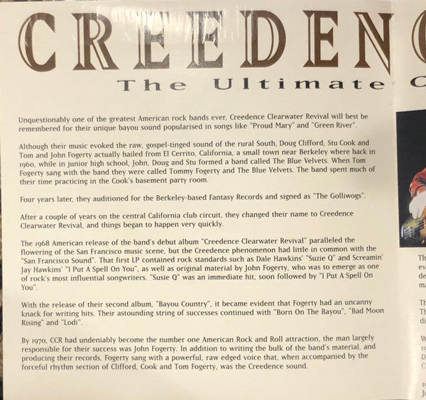 Creedence Clearwater Revival : 24 Classic Hits - Creedence Clearwater Revival 21st Anniversary - The Ultimate Collection (CD, Comp, RE)