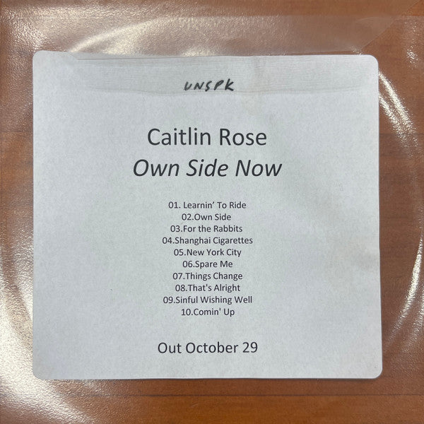 Caitlin Rose : Own Side Now (CDr, Album, Promo)