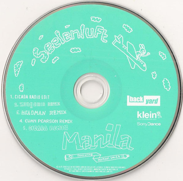 Seelenluft Featuring "Mike Master" Michael Smith* : Manila (CD, Maxi)