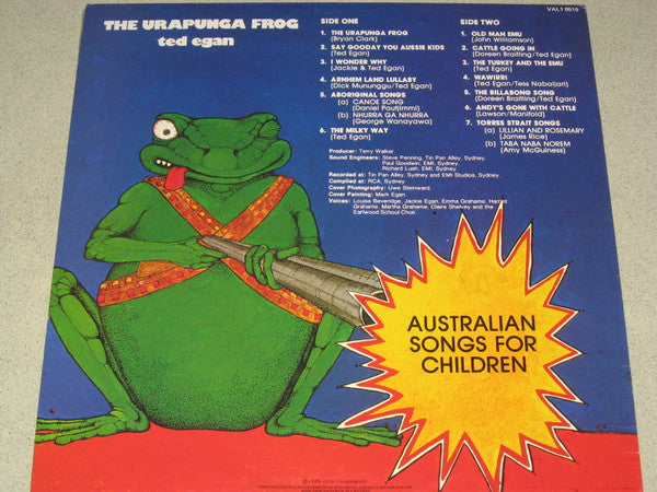 Ted Egan : The Urapunga Frog (LP, Comp)