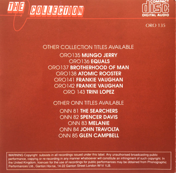 Mungo Jerry : The Collection (CD, Comp)