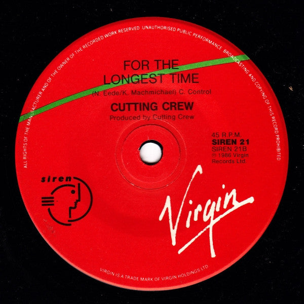 Cutting Crew : (I Just) Died In Your Arms (7", Single)