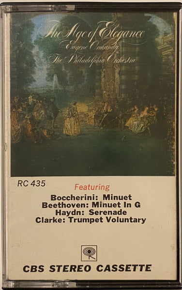 Eugene Ormandy :  Favorite Airs And Dances From The Age Of Elegance (Cass, Album, Gra)