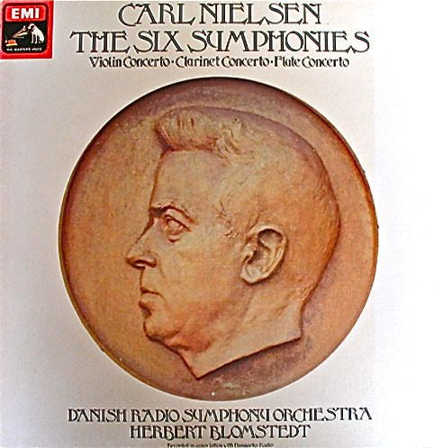 Carl Nielsen / Danish Radio Symphony Orchestra* / Herbert Blomstedt : The Six Symphonies - Violin Concerto - Clarinet Concerto - Flute Concerto (8xLP, Quad + Box)