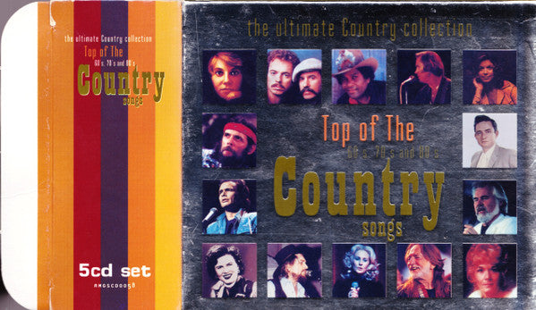 Various : Top Of The 60's, 70's And 80's Country Songs (The Ultimate Country Collection) (5xCD, Comp + Box, Comp)