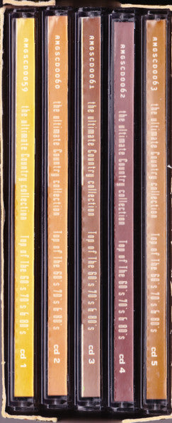 Various : Top Of The 60's, 70's And 80's Country Songs (The Ultimate Country Collection) (5xCD, Comp + Box, Comp)
