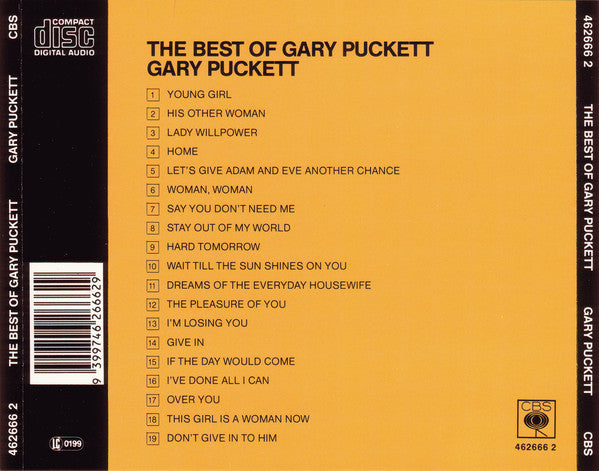 Gary Puckett & The Union Gap : The Best Of Gary Puckett & The Union Gap (CD, Comp, RE)