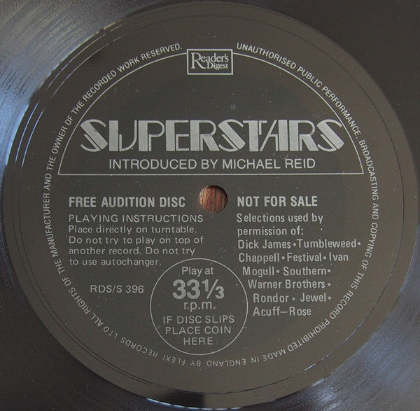 Michael Reid : Superstars (Flexi, 7", S/Sided, Single, Promo)